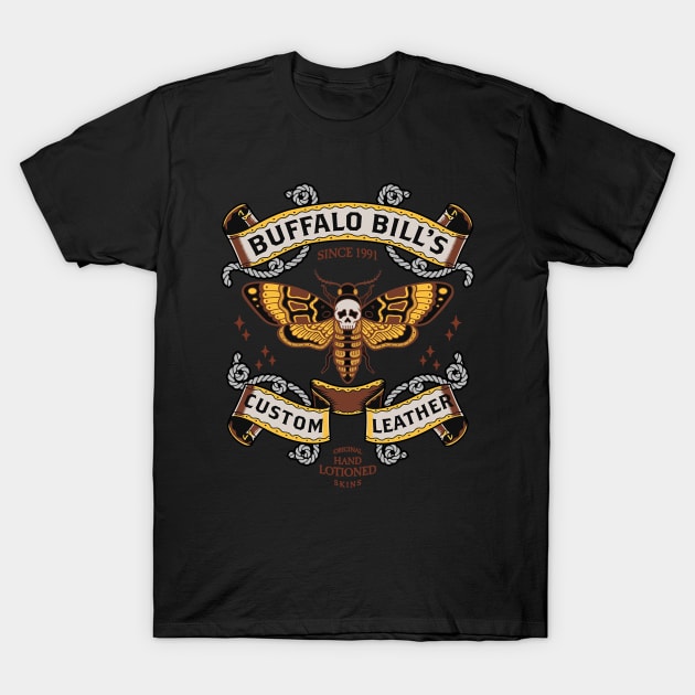 Buffalo Bill's Custom Leather T-Shirt by charlesricard